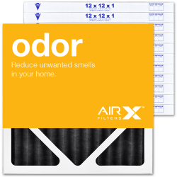 12x12x1 AIRx ODOR Air Filter - Carbon, 12-Pack