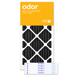 12x24x1 AIRx ODOR Air Filter - Carbon, 6-Pack