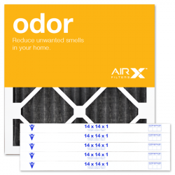 14x14x1 AIRx ODOR Air Filter - Carbon, 6-Pack