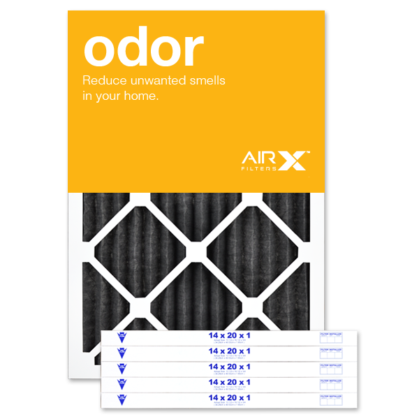 14x20x1 AIRx ODOR Air Filter - MERV 8 Carbon