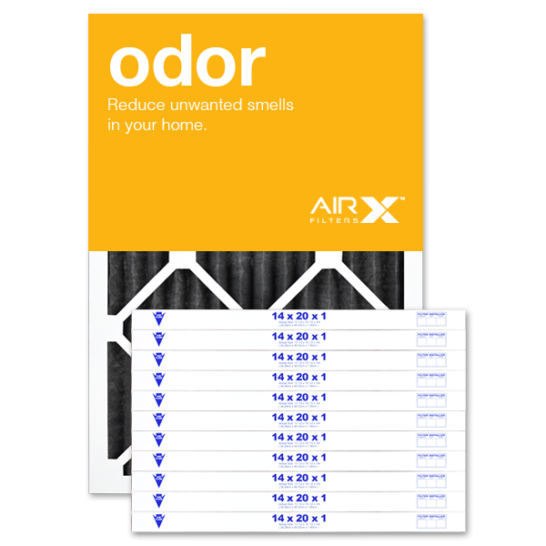 14x20x1 AIRx ODOR Air Filter - MERV 8 Carbon