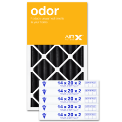 14x20x2 AIRx ODOR Air Filter - Carbon, 6-Pack