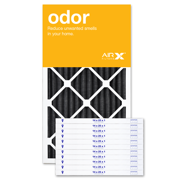 14x25x1 AIRx ODOR Air Filter - Carbon MERV 8