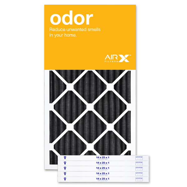 14x25x1 AIRx ODOR Air Filter - Carbon MERV 8