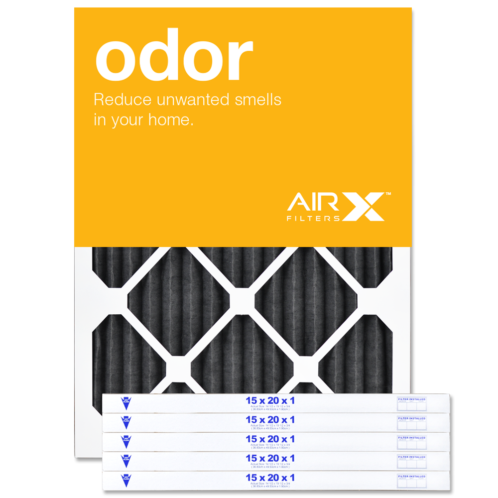 15x20x1 AIRx ODOR Air Filter - CARBON, 6-Pack