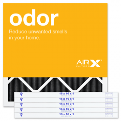 16x16x1 AIRx ODOR Air Filter - Carbon, 6-Pack