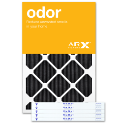 16x24x1 AIRx ODOR Air Filter - Carbon, 6-Pack