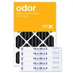 16x24x2 AIRx ODOR Air Filter - Carbon, 6-Pack