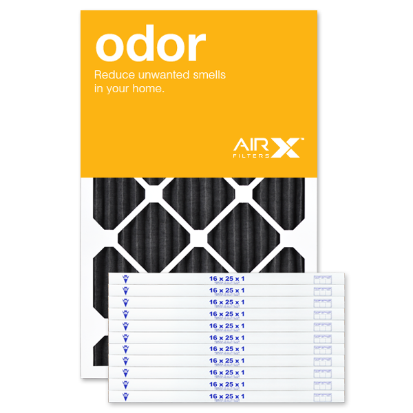 16x25x1 AIRx ODOR Air Filter - Carbon MERV 8