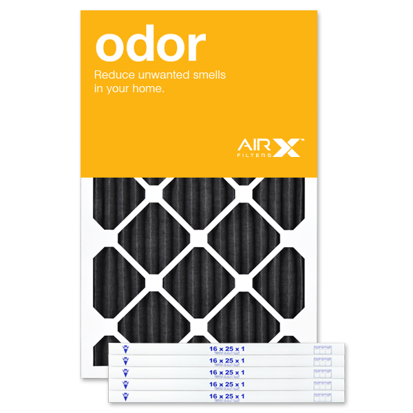 16x25x1 AIRx ODOR Air Filter - Carbon MERV 8