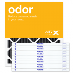 18x20x1 AIRx ODOR Air Filter - Carbon, 12-Pack