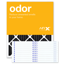 20x24x1 AIRx ODOR Air Filter - Carbon, 12-Pack