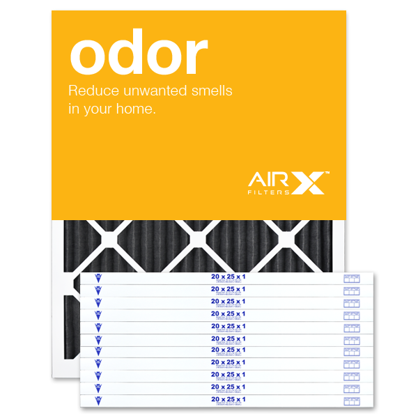 20x25x1 AIRx ODOR Air Filter - Carbon MERV 8
