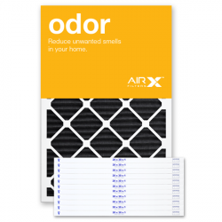 20x30x1 AIRx ODOR Air Filter - Carbon, 12-Pack