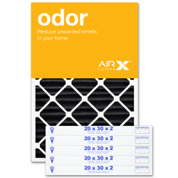 20x30x2 AIRx ODOR Air Filter - Carbon, 6-Pack