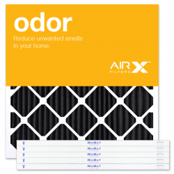 24x24x1 AIRx ODOR Air Filter - Carbon, 6-Pack