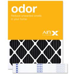 24x30x1 AIRx ODOR Air Filter - Carbon, 6-Pack