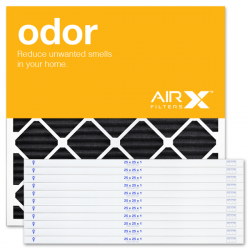 25x25x1 AIRx ODOR Air Filter - Carbon, 12-Pack