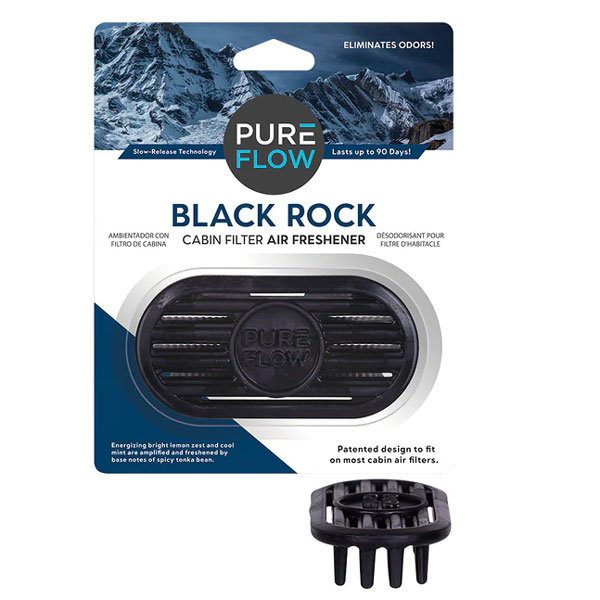 PUREFLOW Cabin Filter Air Freshener, Black Rock