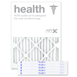 15x20x1 AIRx HEALTH Air Filter - MERV 13, 6-Pack