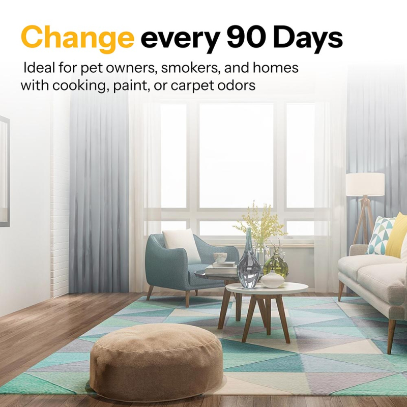 20x25x1 AIRx ODOR Air Filter - Carbon, 6-Pack