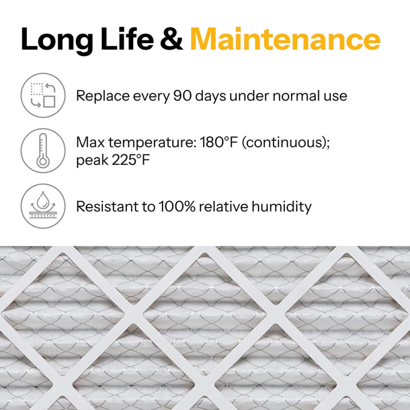 20x25x1 AIRx ODOR Air Filter - Carbon, 6-Pack