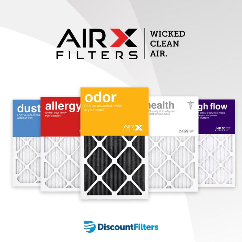 20x25x1 AIRx ODOR Air Filter - Carbon, 6-Pack
