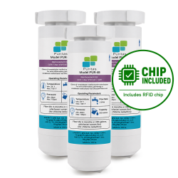 Replacement for GE XWFE® Refrigerator Water Filter - Includes RFID Chip, 3-Pack