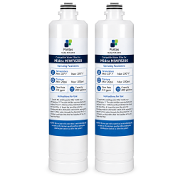 Replacement for Midea® MIWF8200 Refrigerator Water Filter, 2-Pack