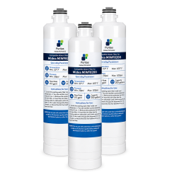 Replacement for Midea® MIWF8200 Refrigerator Water Filter, 3-Pack
