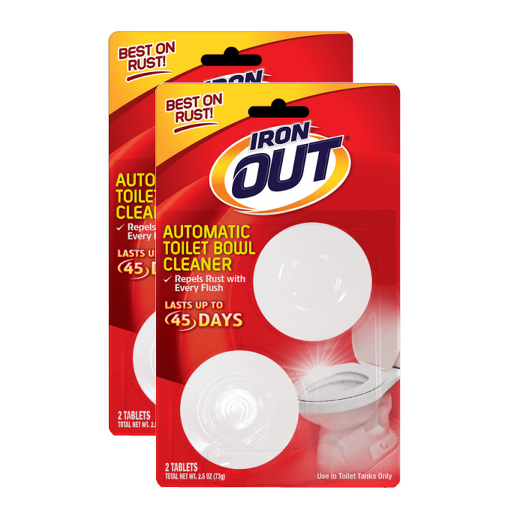 Iron Out Automatic Toilet Bowl Cleaner, 2-Pack