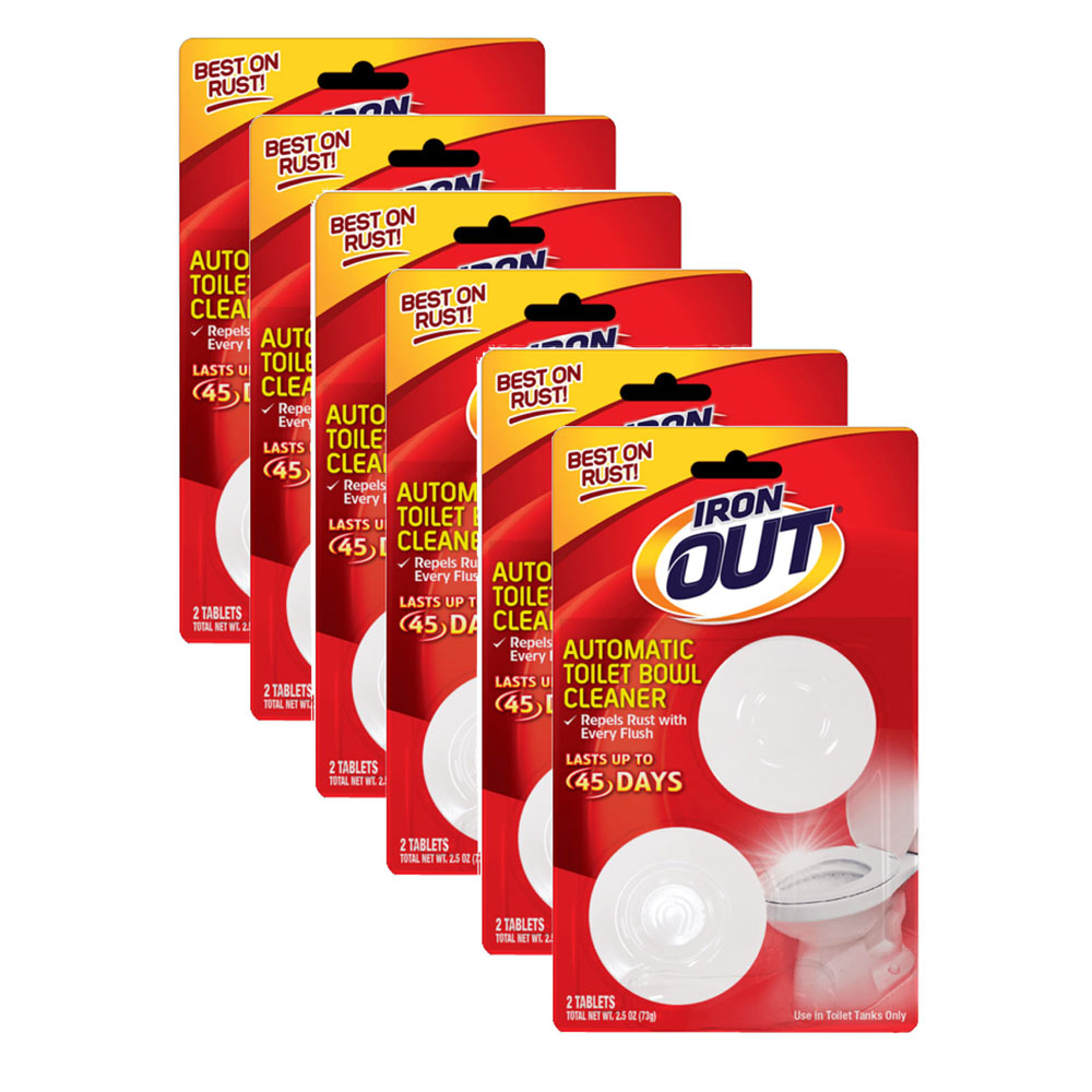 Iron Out Automatic Toilet Bowl Cleaner, 6-Pack