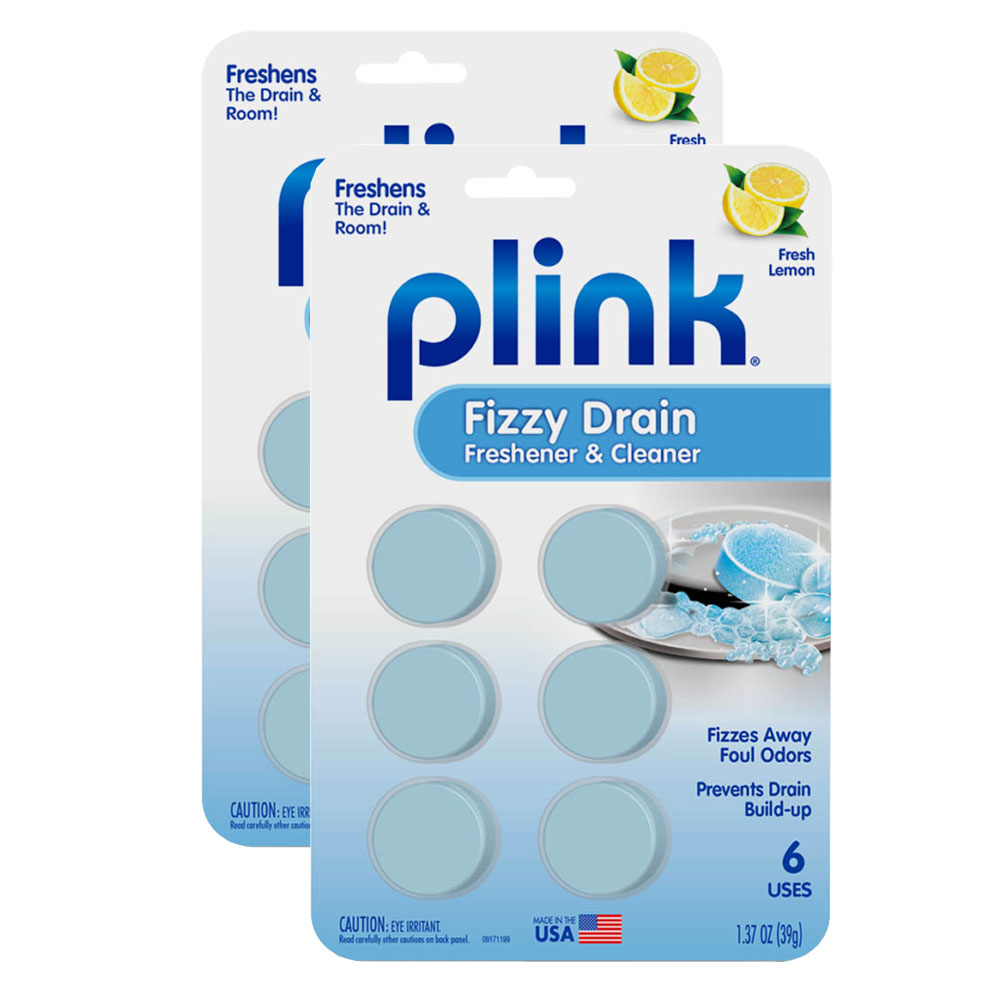 Plink Enzyme Action Drain Freshener & Cleaner, 2-Pack