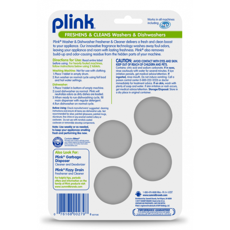  COMPAC HOME Plink Fizzy Sink Drain Cleaner and