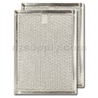 Aluminum Range Hood Filter - 5-7/8" X 7-7/8" X 3/32" Pull Tab, Center - Short Side