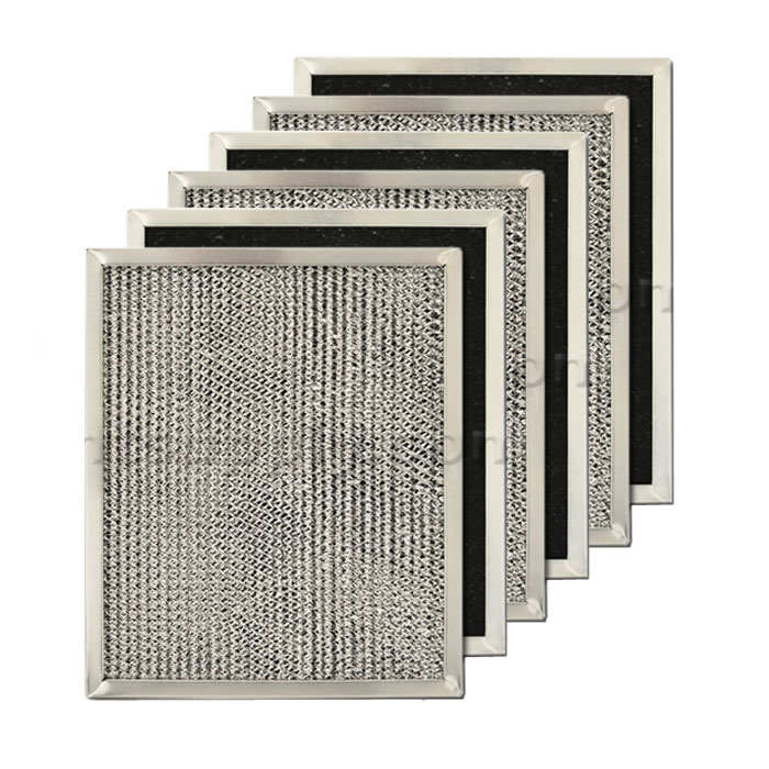 American Metal RHP0801 6pk Range Hood Filters