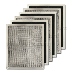 Aluminum/Carbon Range Hood Filter - 8-3/4