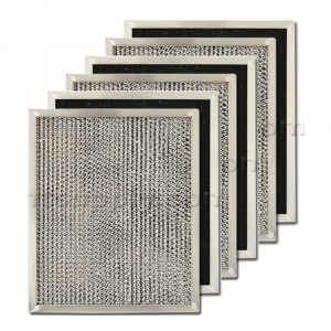 Aluminum/Carbon Range Hood Filter - 8-3/4