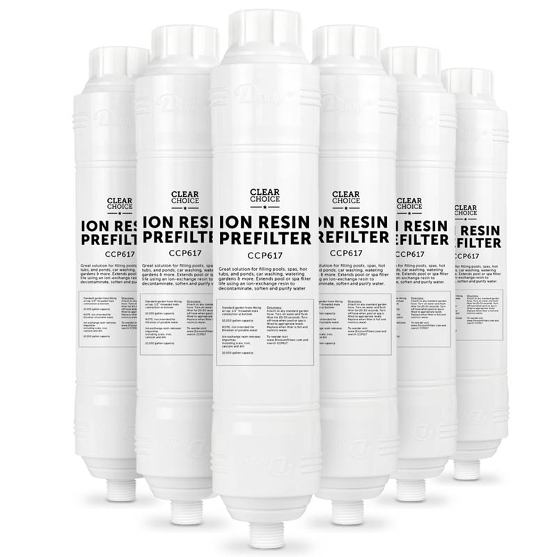 Water Softening spa-fill filter with Hose Attachment, 6-pack