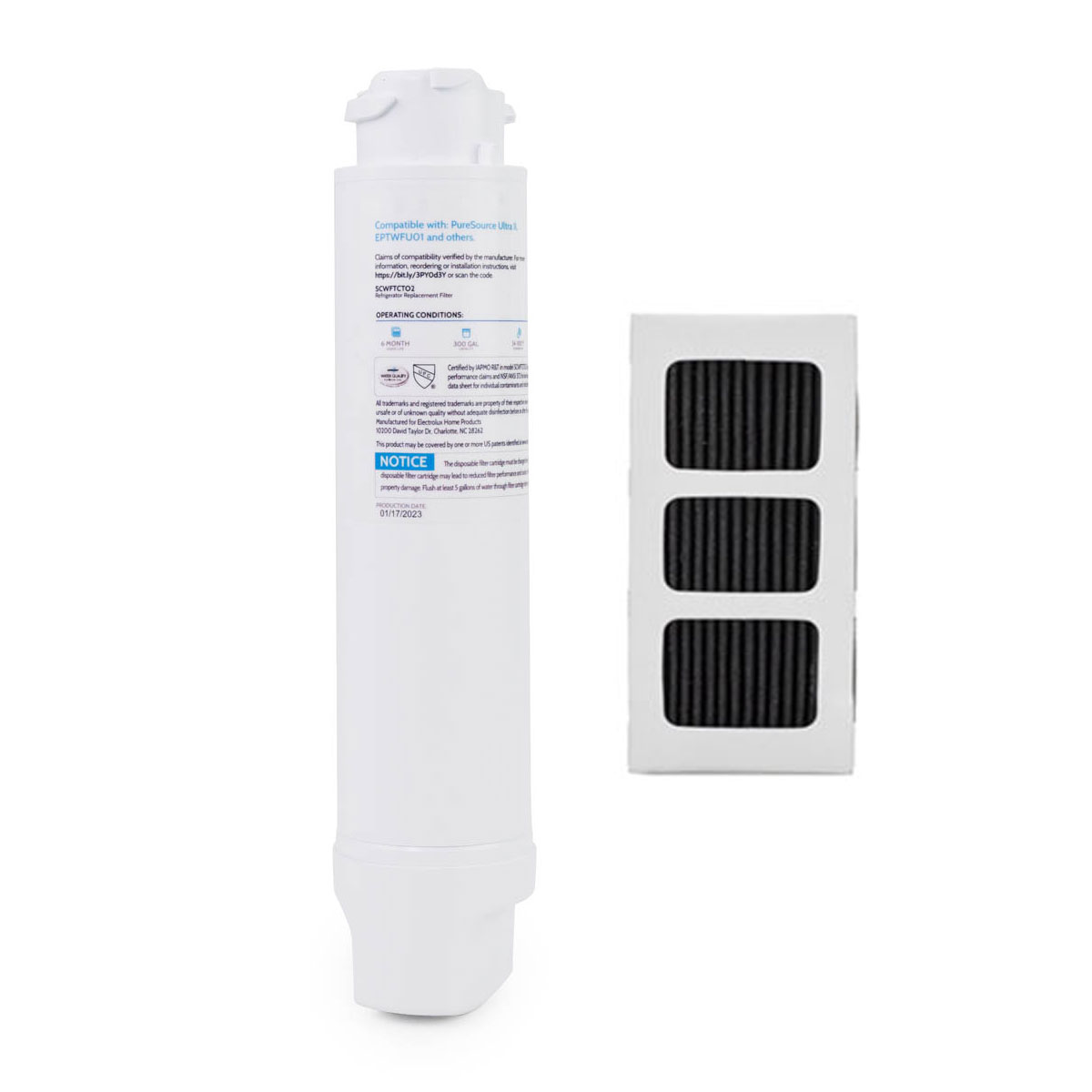 Smartchoice Replacement Water Filter (EPTWFU01) and Air Filter (PAULTRA2) Combo
