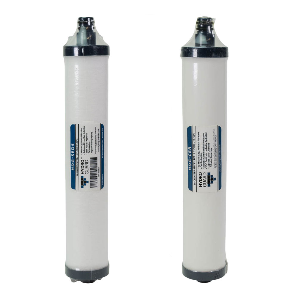 Replacement Filter Set for Hydroguard 2-Stage Systems - Microceramic