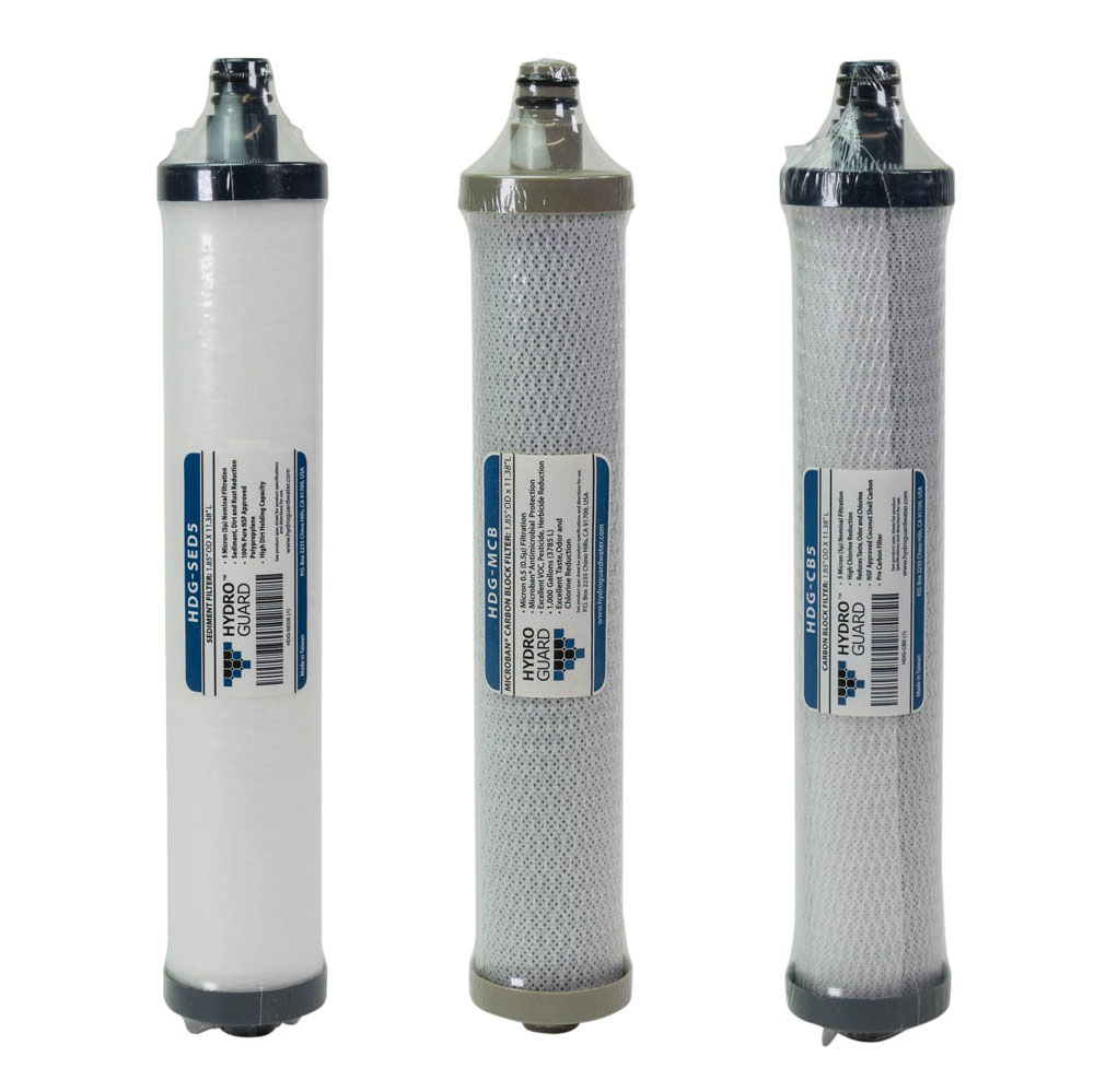 Replacement Filter Set for Hydroguard 3-Stage Systems - Carbon Block