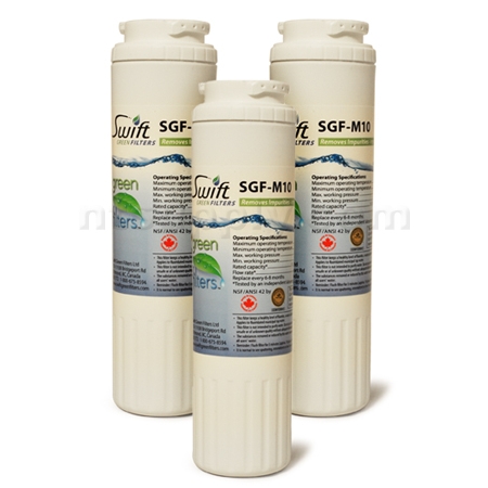Swift Green Replacement for UKF8001 Refrigerator Filter, 3-Pack