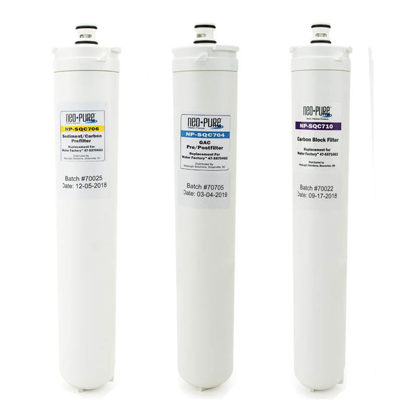 Filter Set for SQC4 Reverse Osmosis Systems