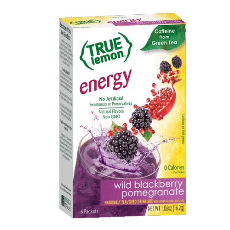True Lemon Energy Blackberry Pomegranate Flavor Packet, 2-Pack