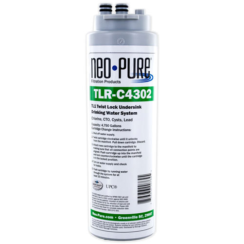Neo-Pure Twist Lock Replacement Filter Cartridge for TL1-C302