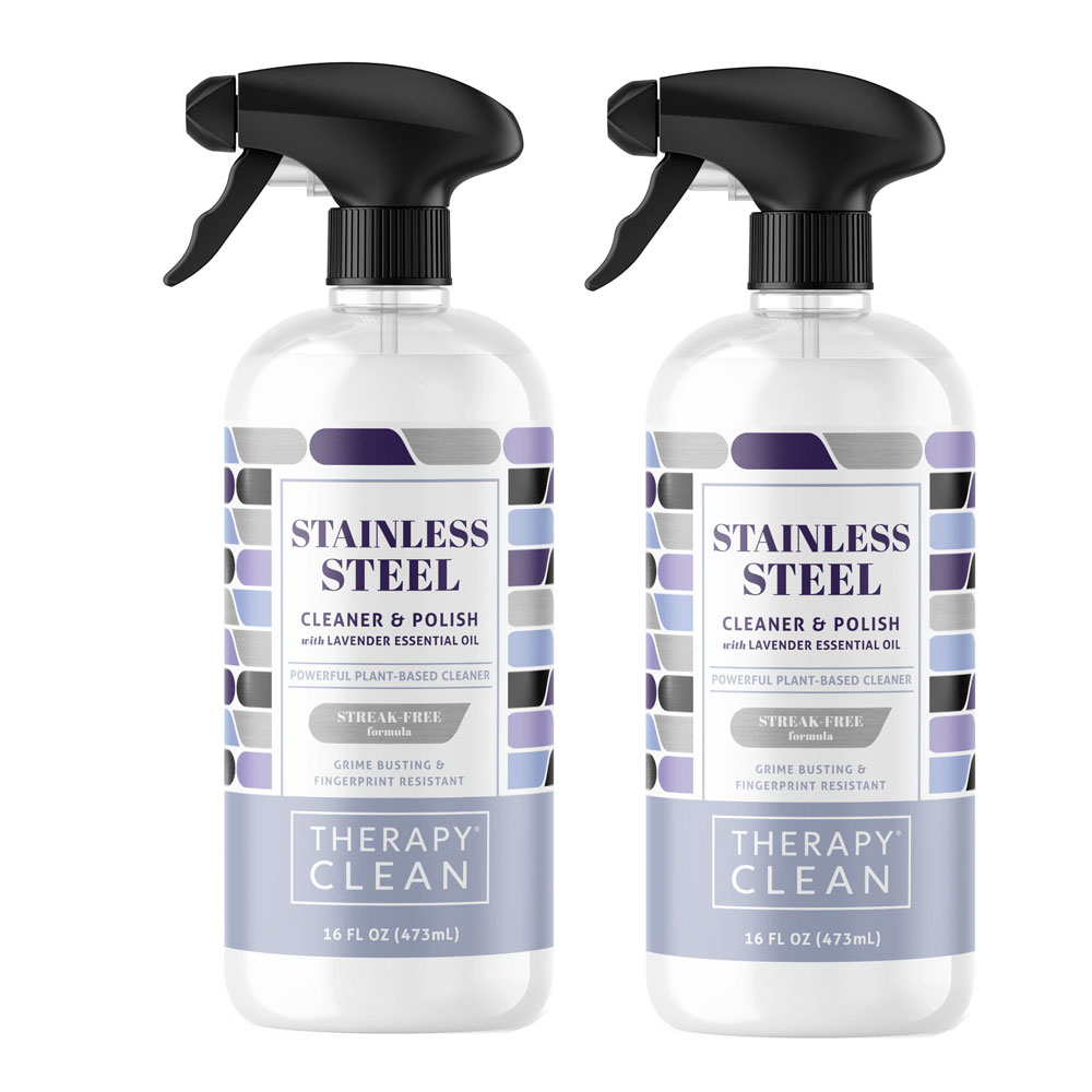 Therapy All Natural Stainless Steel Cleaner, 2-Pack