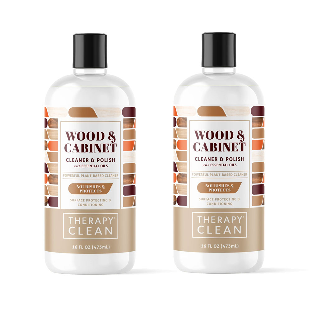 Therapy All Natural Wood & Cabinet Cleaner/Polish, 2-Pack
