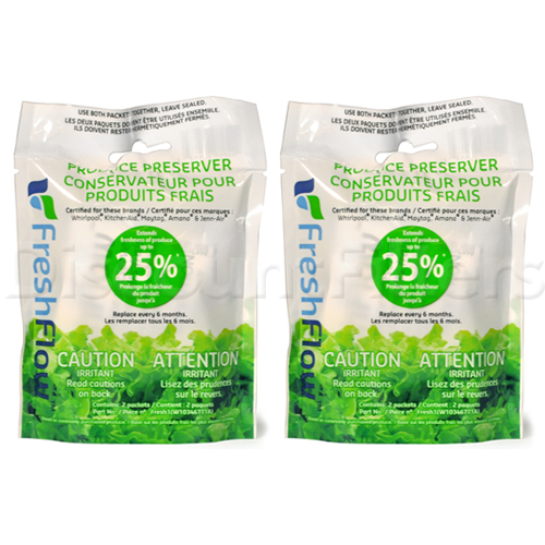 Whirlpool Freshflow Produce Preserver - W10346771A, 2-Pack