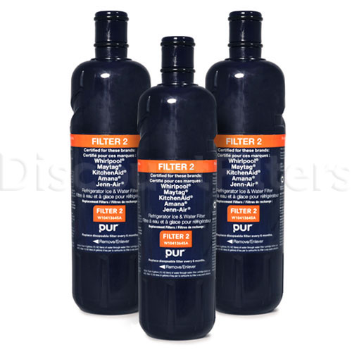 Whirlpool PUR Refrigerator Water Filter - W10413645A 3-Pack